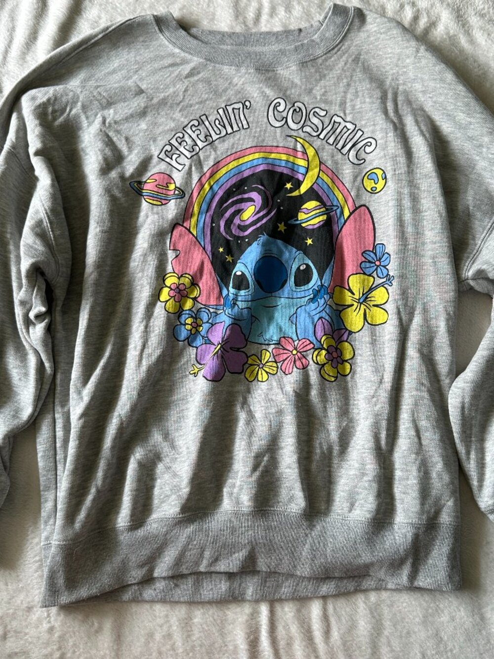 Grey Disney Stitch Sweatshirt